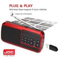 JOC H011BT NEW Design Rechargeable USB Speaker MP3 FM Radio. 