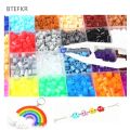 1000 s/bag 5mm Hama Beads 48 Colors Perler Beads Puzzle Education Toy Fuse Bead Jigsaw Puzzle 3D For Children abalorios. 