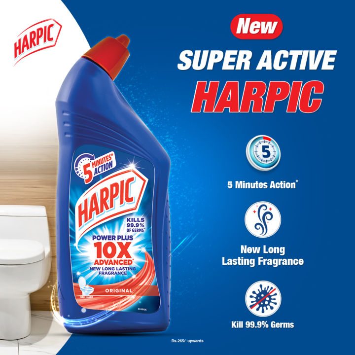 Harpic%20Toilet%20Cleaner%20Liquid%20Power%20Plus%2010x%20Advance%20500ml%20Tough%20Stain%20Removal%20%7C%205%20Minute%20Action%7C%20Long%20Lasting%20Frangrance%20-%20Image%202