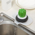 [HOT] New Soap Box Multifunctional Silicone Soap Dishes Soap Sponge Drain Storage Plate Tray Non-Slip Kitchen Bathroom Soap Holder. 