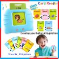 English Card Reader Early Education device Double Sided Cards Machine Preschool learning teaching tools toys. 