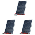 3X 12V Solar Panel Kit Complete 30W Portable Outdoor Rechargeable Solar Cell Generator for Home. 