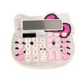 SMASHS Office Cute Hello KT Pink Luxury Cartoon Calculator Electronic Calculator Solar Calculdora Diamond Calculator. 
