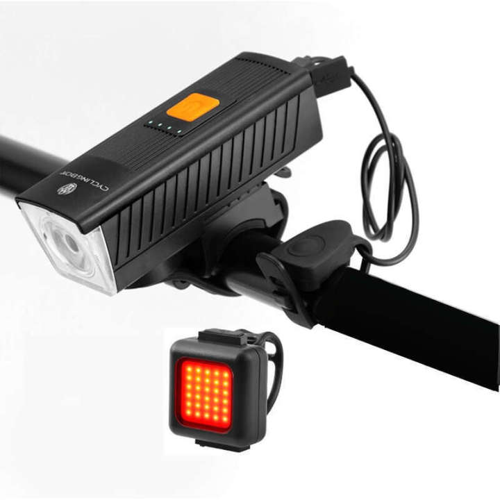 Linman ENGWE E Headlight 1200mAh Rechargeable USB with Louder Horn ...