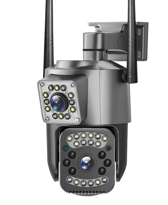 4G Sim Camera SIM Card 2K 4MP Dual Lens WIFI IP Camera Outdoor IP66 ...