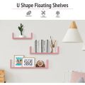 Modern Floating Wall Shelf look that pairs well with modern ensembles waterproof Shelfs in the living room, bedroom, or kitchen.. 