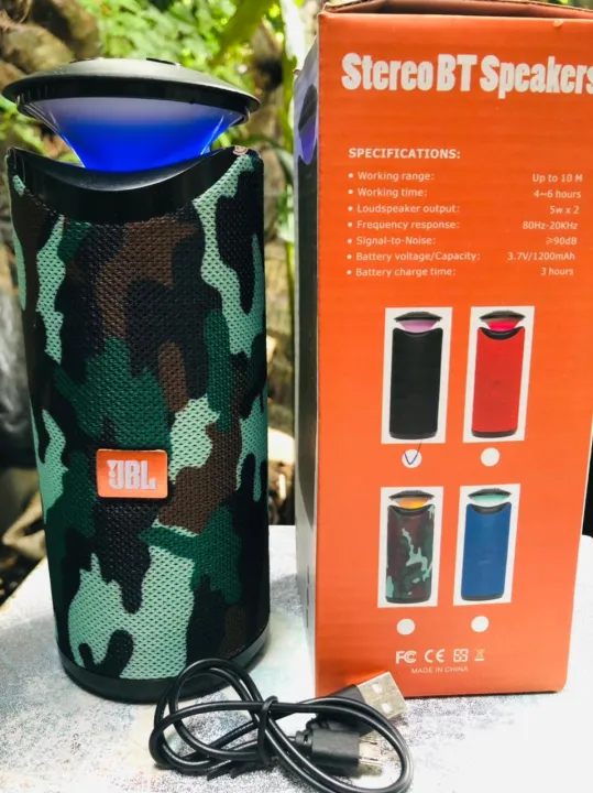 JBL Bluetooth Speaker Best Quality Wireless Portable FM Radio USB Micro SD Cama Black Red Blue with LED Lighting