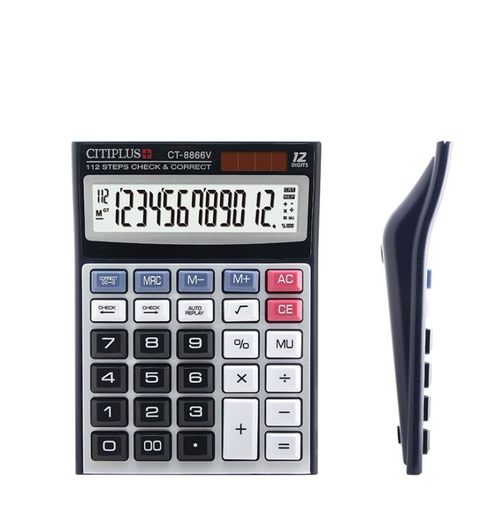 Electronic Calculator CT-8866V (12 Digit)