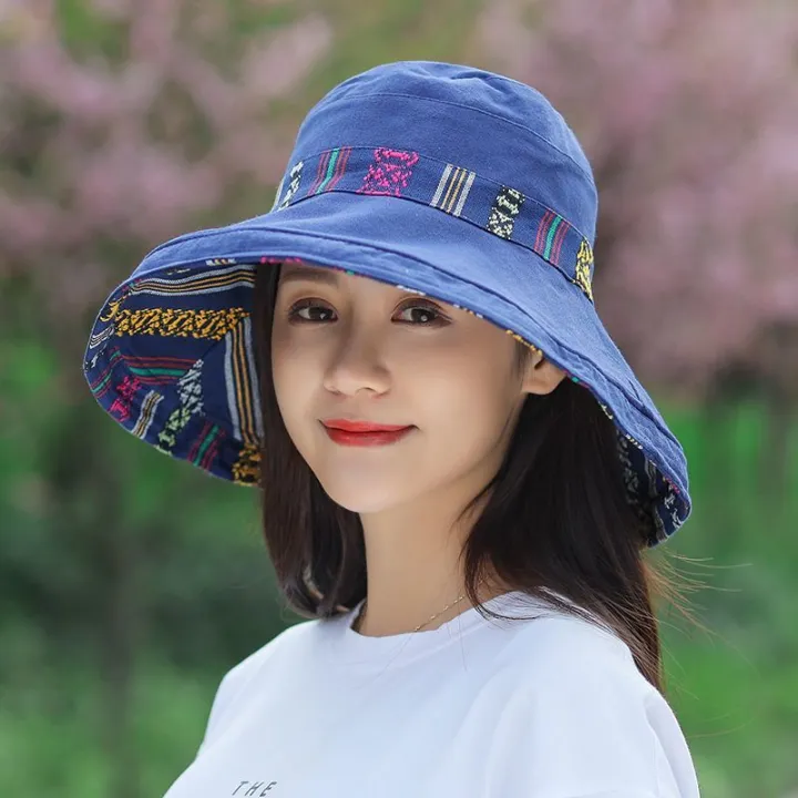 Reversible%20Fisherman%20Hat%20Sun%20Hat%20Female%20Summer%20Uv%20Protection%20Face%20Cover%20Sun-Proof%20Hat%20Outing%20and%20Biking%20Big%20Brim%20Sun%20Hat%20-%20Image%208