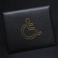 Disabled Parking Permit Holder Holographic Parking Permit Cover Disabled Blue Badge Holder Wallet Document Protection Cover Hologram Safe Parking Permit Display Cover. 