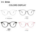 OQ BOGA 4 Styles Unisex Fashion Anti Blue Light Proof Radiation Oval Frame Computer Glasses Women Men Eye Protection Full Rim Eyewear. 