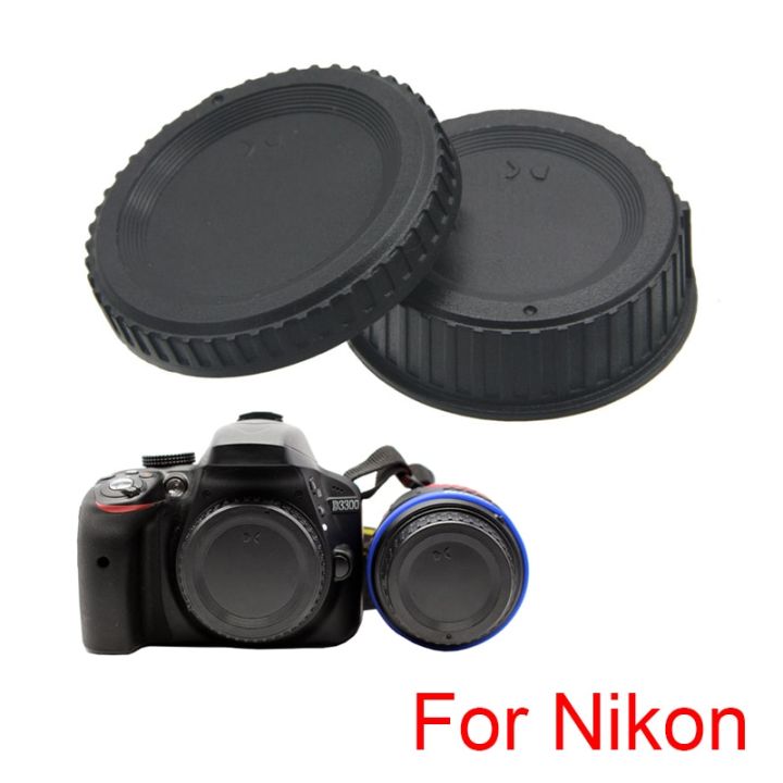 in High Quality Rear Lens Cap+Camera Body Cover Cap for F
