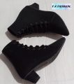 New Women Fashion Ladies Boot, 1'' Heel Boot, Black Velvet Boot, Pointed Toe Boot, Ankle Boot.. 