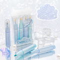 Pen DIY Hand Ledger Color Pen Fluorescent Marker Pen Box And Translucent And Sparkling Girl's Heart Fritillaria Fluorescent. 