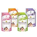 Santoor Fresh Gentle Hand Wash with Natural Goodness of Sweet Lime Peel & Tulsi| Rich Lathering Formula With Anti-Bacterial Properties| Soft on Hands| Soothes & Hydrates Skin (700ml, Pack of 2) FROM INDIA (SAM). 