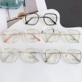 Trendy Office Anti Blue Light Glasses For Women Men Square Optical Eyewear. 