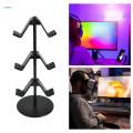 Game Controller Holder Stable Base Headset Hanger for Gaming Headset 3 Tier Black. 