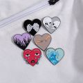 new heart red Enamel Pin Starry Heart Brave Cats Bloodthirsty Hug Brooches Bag Clothes Lapel Pin Badge Jewelry Gift Doctor. 