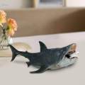 Painted Shark Action Figures Megalodon Model Playset Realistic Creature Shark Toy for Collection. 