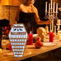 1 PCS Countdown Halloween Coffin Calendar Halloween House Shaped Countdown Calendar Cutting Three Decoration Bat DIY Halloween Countdown Calendar（1 Pc）. 