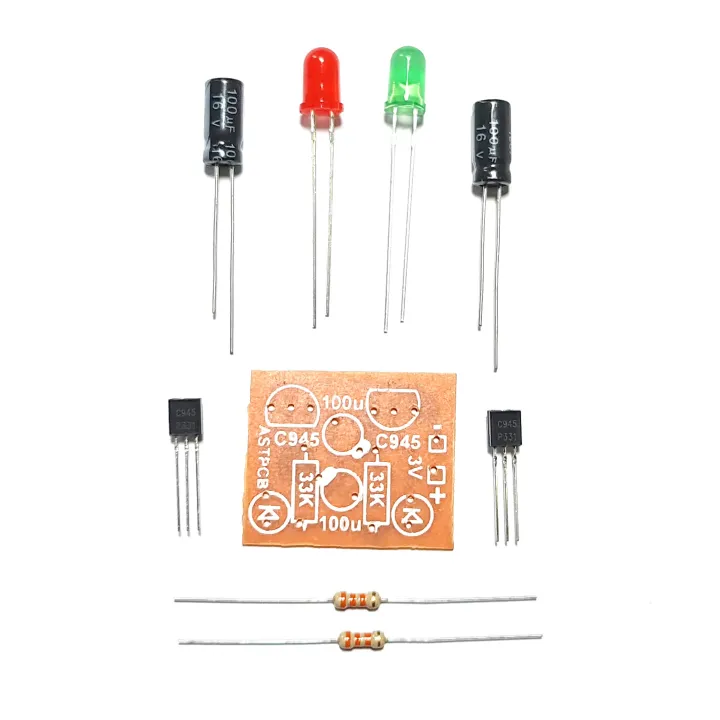 Astable%20Multivibrator%20Circuit%202%20LED%20Flashing%20DIY%20Kit%20with%20Parts%20and%20PCB%20-%20Image%202