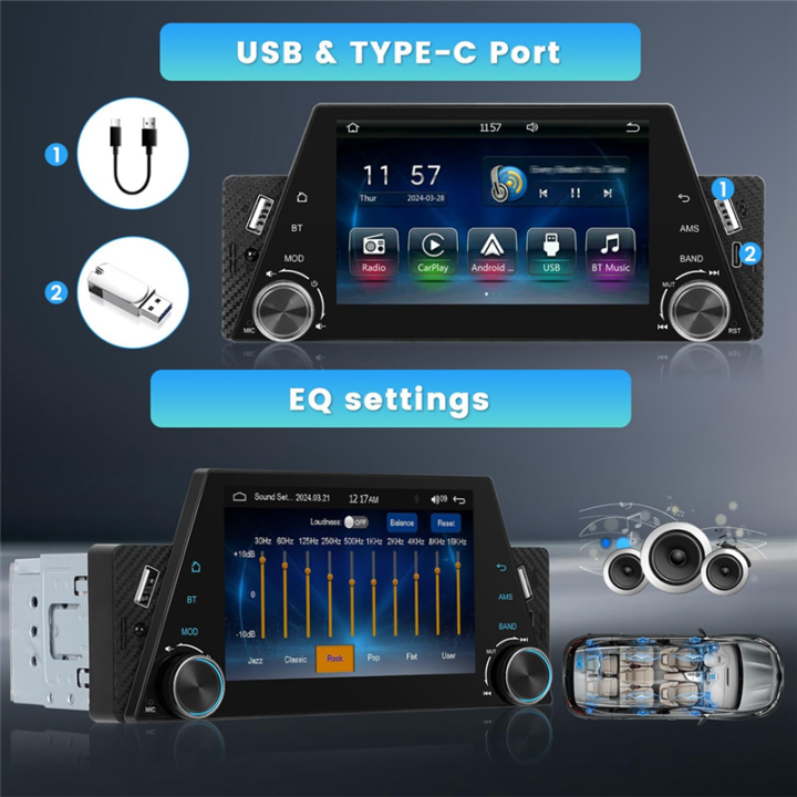 Car%20Radio%20Single%20Din%205%20Inch%20Touchscreen%20Car%20Stereo%20with%20CarPlay%20Android%20Auto%20Mirror%20Link%20FM%20USB%20SWC%20Backup%20Camera%20-%20Image%204