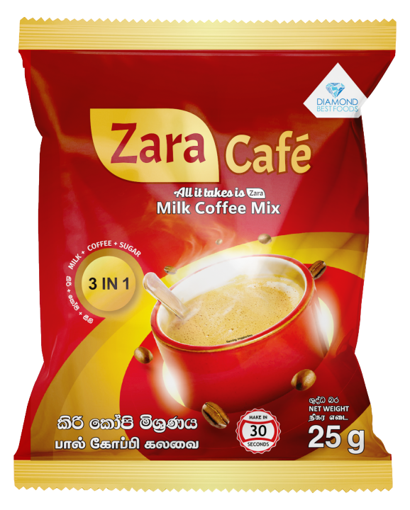Zara Cafe - milk coffee mix 25g