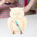 DIY Clock Model DIY Wooden Science Experiment Model Kits Stem for Developmental Toy. 