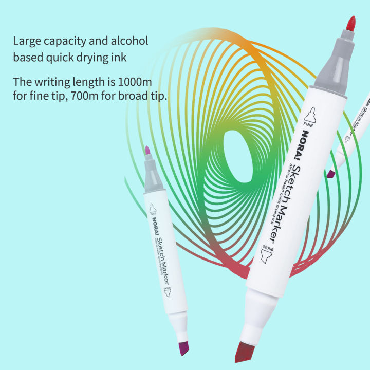 30/40/60/80%20Colors%20Alcohol%20Markers%20Set%20Double%20Tipped%20Colored%20Pens%20Fine%20Point%20Art%20Markers%20Packed%20in%20Cloth%20Bag%20for%20Kids%20Adult%20Coloring%20Drawing%20Illustrations%20Artist%20Sketching%20-%20Image%205