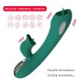 18+ Double Licking Rechargeable Luxury Rabbit Vibrator Sex Toy. 