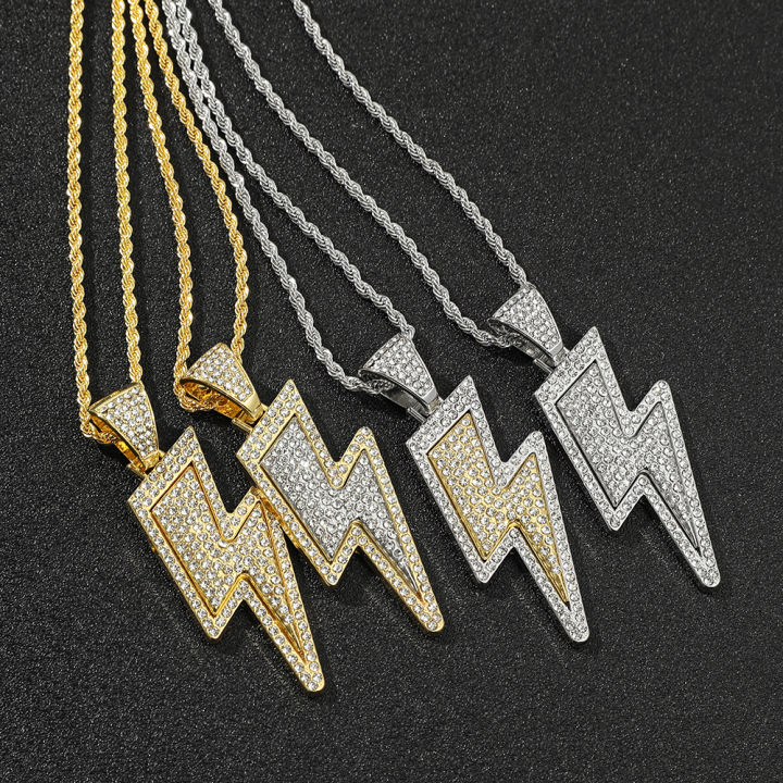 Iced%20Out%20CZ%20Crystal%20Lightning%20Sign%20Pendant%20Necklaces%20for%20Men%20Teen%20Boys%20Hip%20Hop%20Gold%20Color%20Chains%20Accessories%20Jewelry%20Gifts%20-%20Image%205