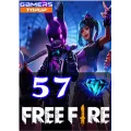 Free Fire 57 Diamonds Direct Top up - [ Only Player ID Required ]. 
