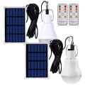 LED Solar Lights Rechargeable Indoor/Outdoor Fit For Camping Emergency Power Outage With Remote Control. 