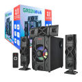Green Walk 3.1 Subwoofer Wireless Bluetooth Subwoofer System Buffel Set Home Theater Speaker Sound System GW-18 Sub with Bluetooth, FM Radio, USB, SD Card Support. 