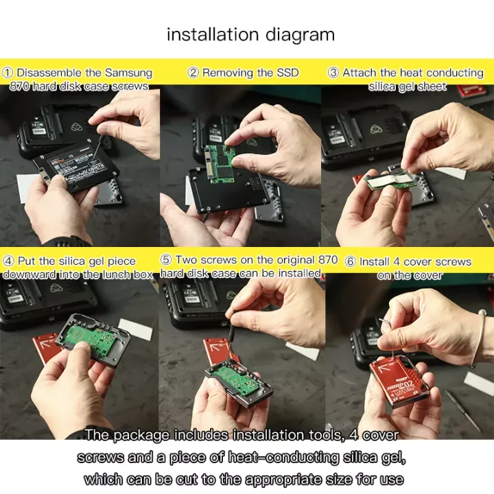Vlogger%20Memory%20Photography%20Accessories%20Aluminum-Magnesium%20Alloy%20Lunch%20Box%20Reader%20For%20870%20Sata%20Atomos%20Ninja%20V%20Ssd%20Case%20-%20Image%207