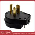American industrial plug for Miller Lincoln welding machine dryer power plug socket NEMA 6-50P 50A 250V. 