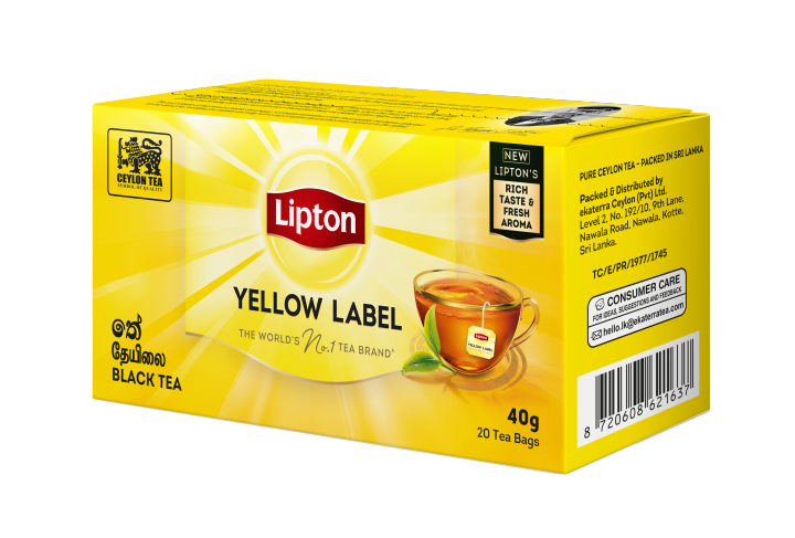 Lipton Yellow Label Tea Bags 40g