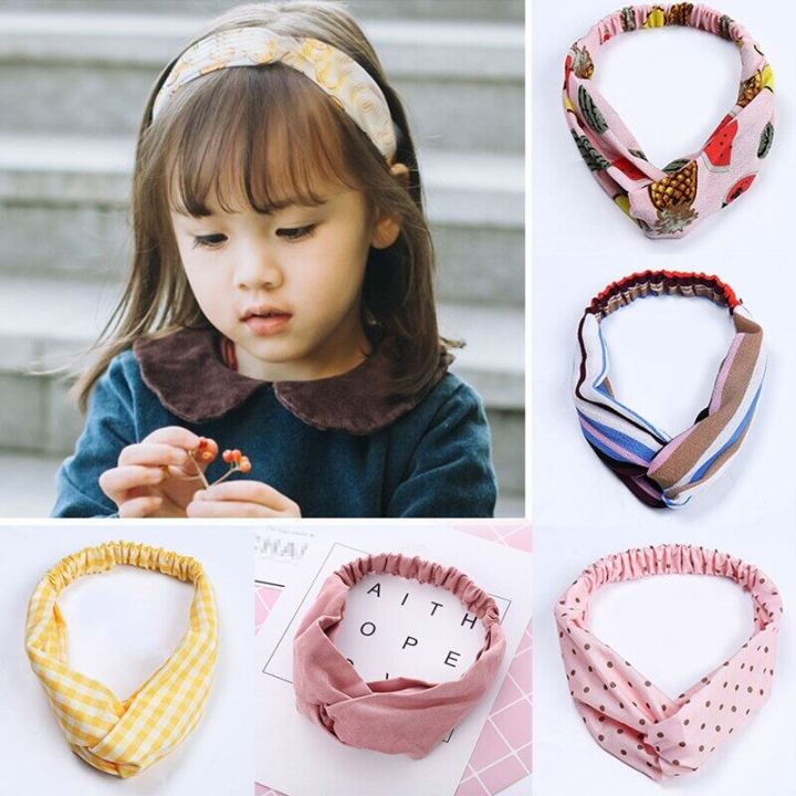 I Love Dad Cute Baby Girl Headbands Twisted Knotted Elastic Kids Hair Bands Turban Soft Children Head Bands for Baby Girls Hair Accessories
