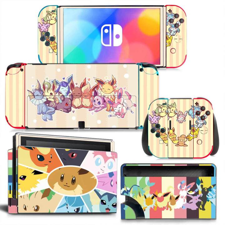 Pokemon%20Pikachu%20Skin%20Cover%20Sticker%20Decal%20For%20Nintendo%20Switch%20Oled%20Console%20Joy-Con%20Controller%20Dock%20Skin%20Vinyl%20-%20Image%202