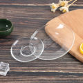 Kinds Heat Resistant Clear Glass Saucer for Tea Coffee Drink Cups Mug. 