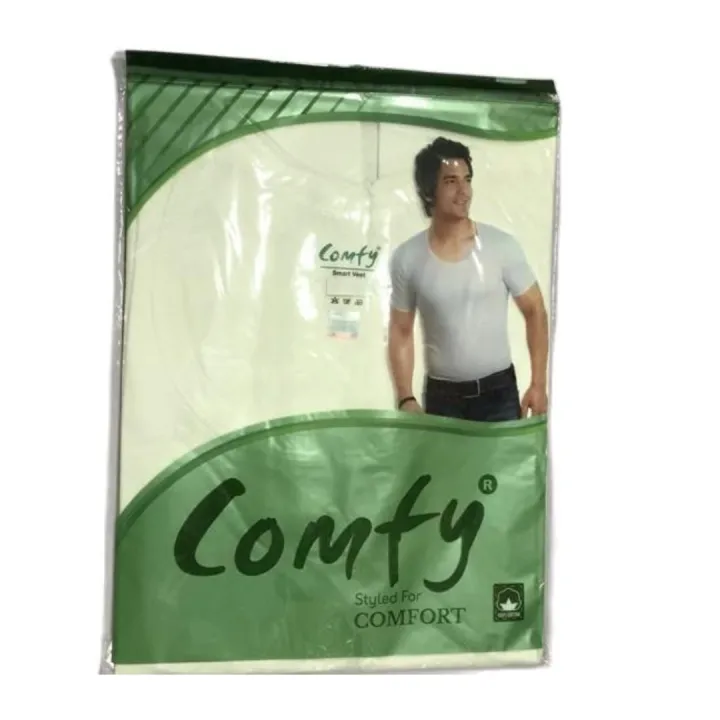 Comfy%20Men%20Sleeve%20White%20Cotton%20Vest%20-%20RNS%20-%20100%25%20Cotton%20-%20Image%202