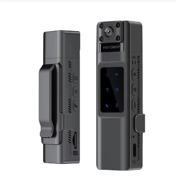 Body Cam Professionale 1080P - Telecamera Portatile Con Visione Notturna E Rotazione 180°
