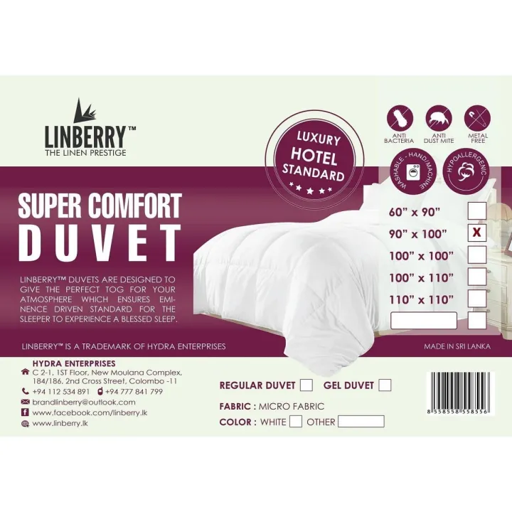 Super-comfy Duvet - 90" x 100"
