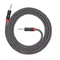 Cable 3.5mm Jack Male to Male AUX Cable 3.5 mm Audio Extender Cord Braided Wire for Computer Mobile Phones Amplifier 2 Meters Audio Extension. 