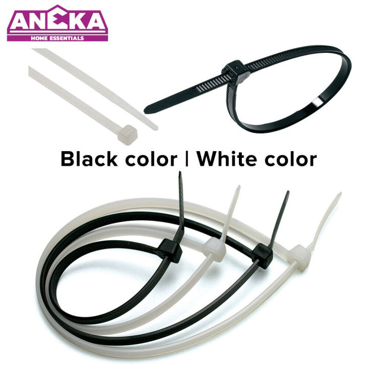 Aneka%20100pcs%20per%20pack%20Heavy%20Duty%20Cable%20Tie%20Nylon%20Wire%20100mm%20/%20150mm%20/%20200mm%20/%20250MM%20/%20300mm%20BLACK%20/%20WHITE%20(4%7C/6%7C/8%7C/10%7C/12%7C)%20-%20Image%205