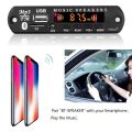 5V MP3 Module USB Car Audio Kit Bluetooth Receiver MP3 Player Decoder Board Color Screen FM Radio TF USB 3.5 mm AUX. 