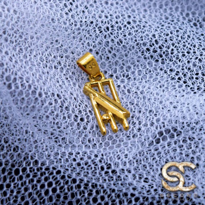 Gold%20Plated%20Pendant%20Stylish%20Cricket%20Wicket%20Shape%20Rich%20Look%20For%20Men%20-%20Image%204
