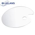 Acrylic Color Palette Non-stick Clear Pigment Mixing Plate with Finger Hole. 