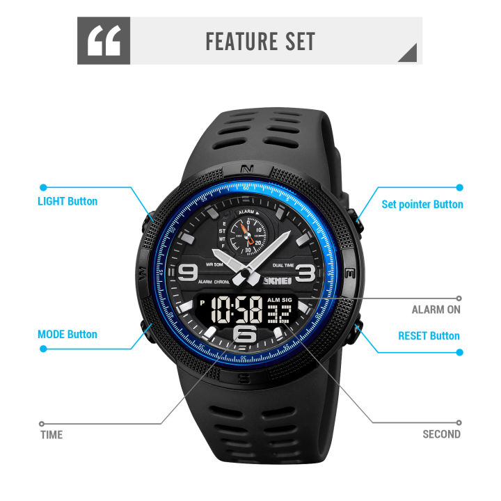 SKMEI%201655%20Outdoor%20Sports%20Men's%20Electronic%20Watch%20Dual%20Display%20Multi%20functional%20Waterproof%20Student%20Exploration%20Watch%20-%20Image%205