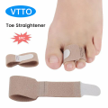 VTTO 1PC Toe Finger Straightener Hammer Toe Hallux Valgus Corrector Bandage Toe Separator Splint Wraps Foot Care Supplies. 